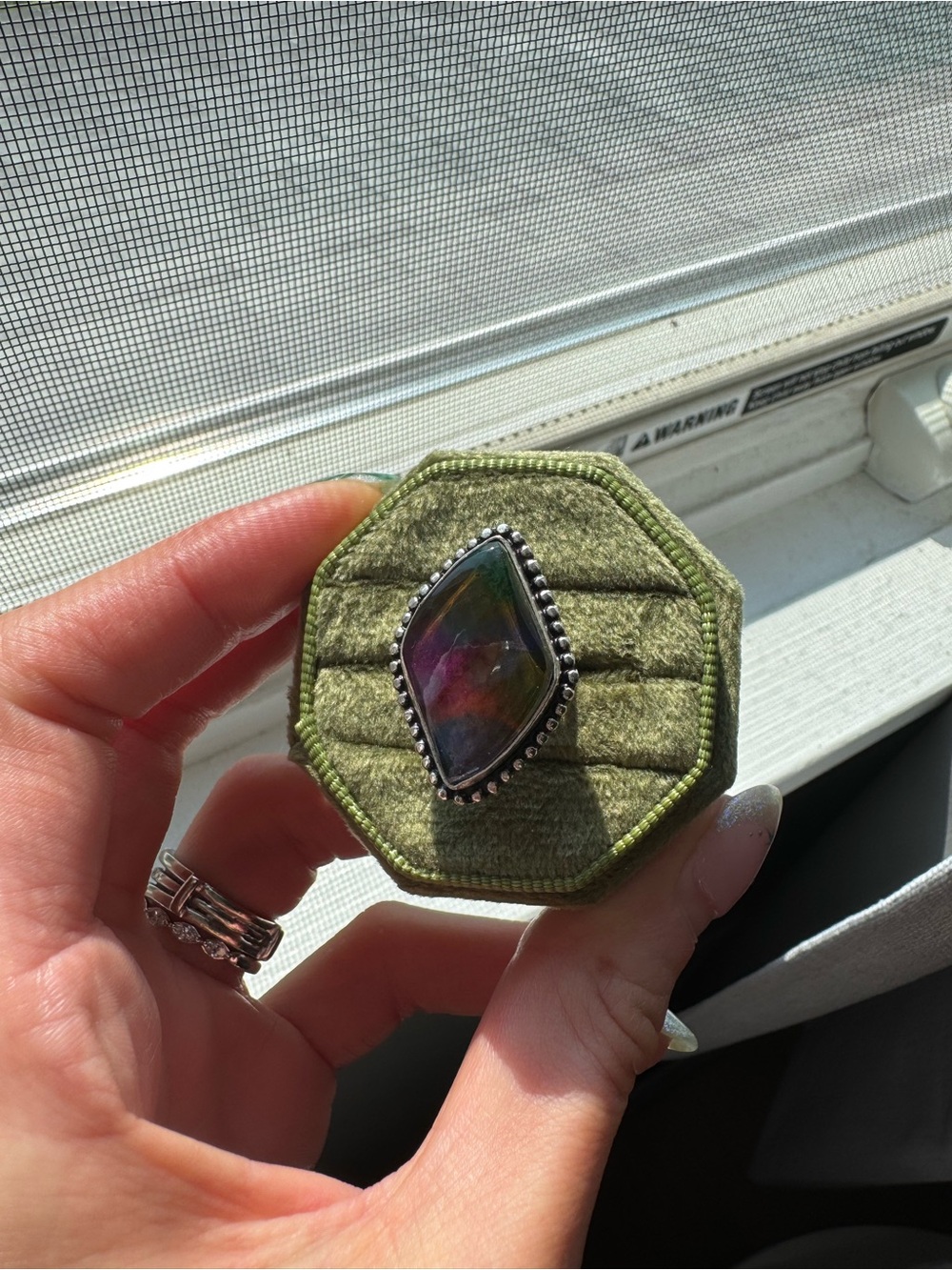 Rainbow Ring- Size 7